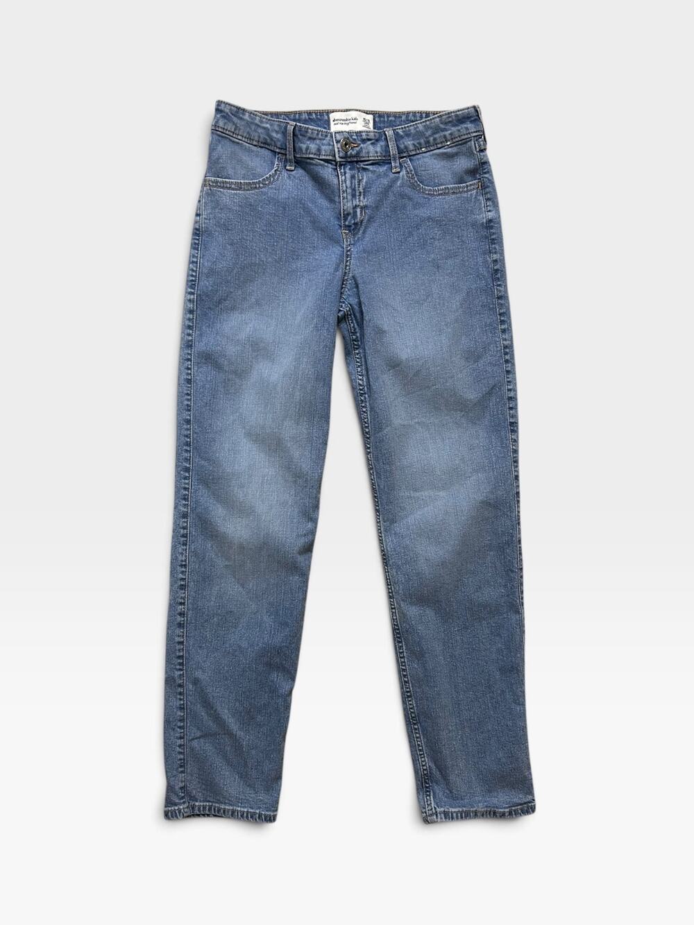 Abercrombie Kids Mid-Rise Boyfriend Jeans, Size 15/16 Tall